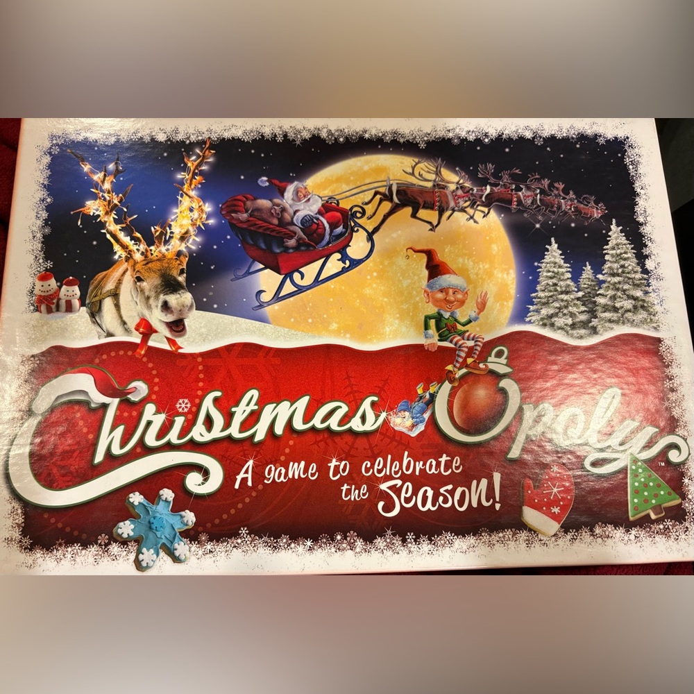 Christmas Opoly Board Game